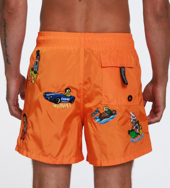 BDM WORLD AO | Mens Swimwear ORANGE - BAIN DE MER USA I Luxury Swimwear & Casual wear