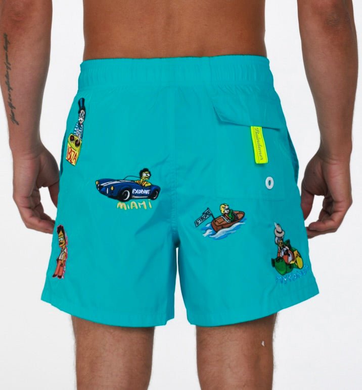 BDM WORLD AO | Mens Swimwear TIFANY BLUE - BAIN DE MER USA I Luxury Swimwear & Casual wear