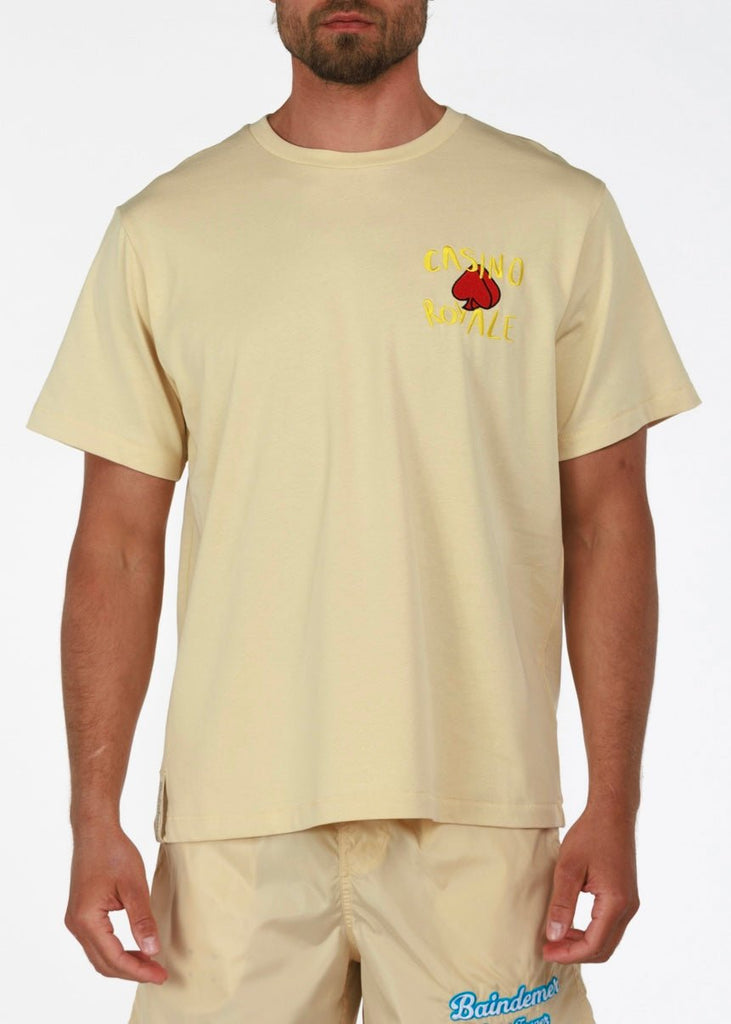 BILLIONAIRES CLUB SAND | Menʼs OS T - Shirt - BAIN DE MER USA I Luxury Swimwear & Casual wear