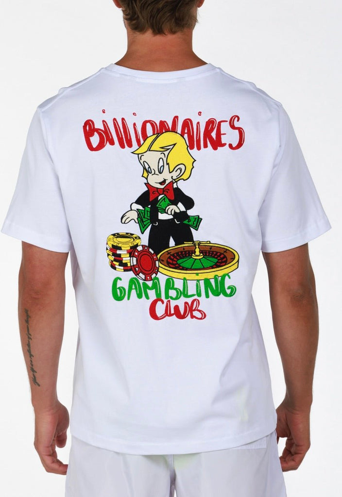 BILLIONAIRES CLUB WHITE | Menʼs OS T - Shirt - BAIN DE MER USA I Luxury Swimwear & Casual wear