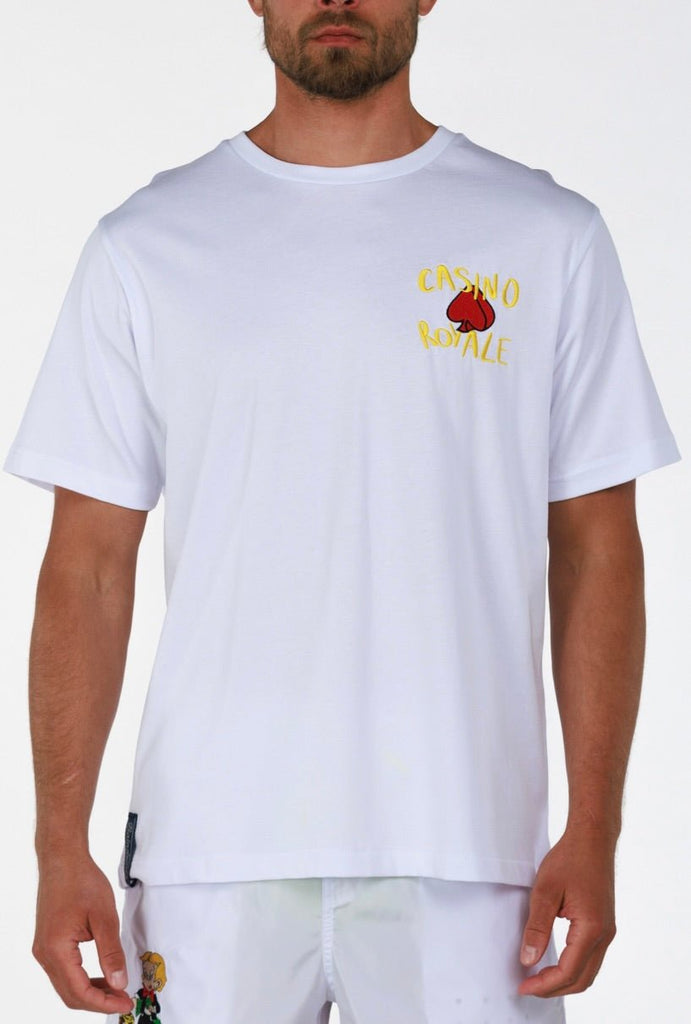 BILLIONAIRES CLUB WHITE | Menʼs OS T - Shirt - BAIN DE MER USA I Luxury Swimwear & Casual wear