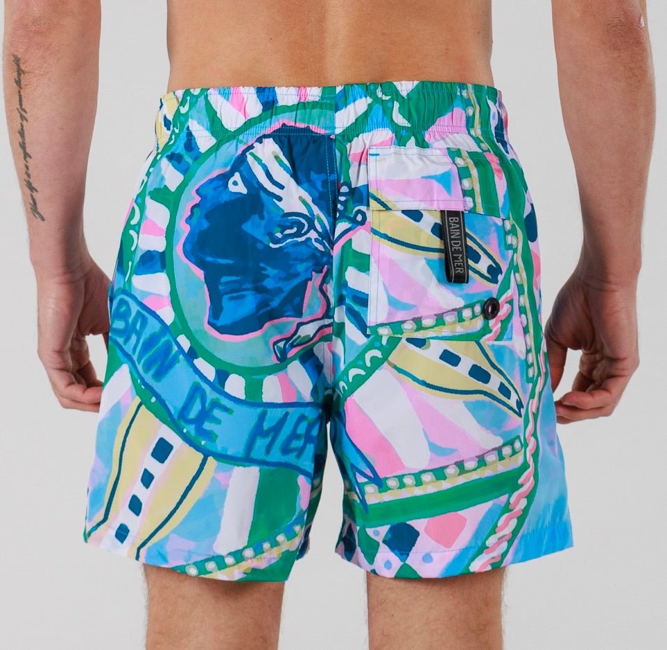 DOLCE RIVIERA PRINT | Mens Swimwear ALLOVER PRINT - BAIN DE MER USA I Luxury Swimwear & Casual wear