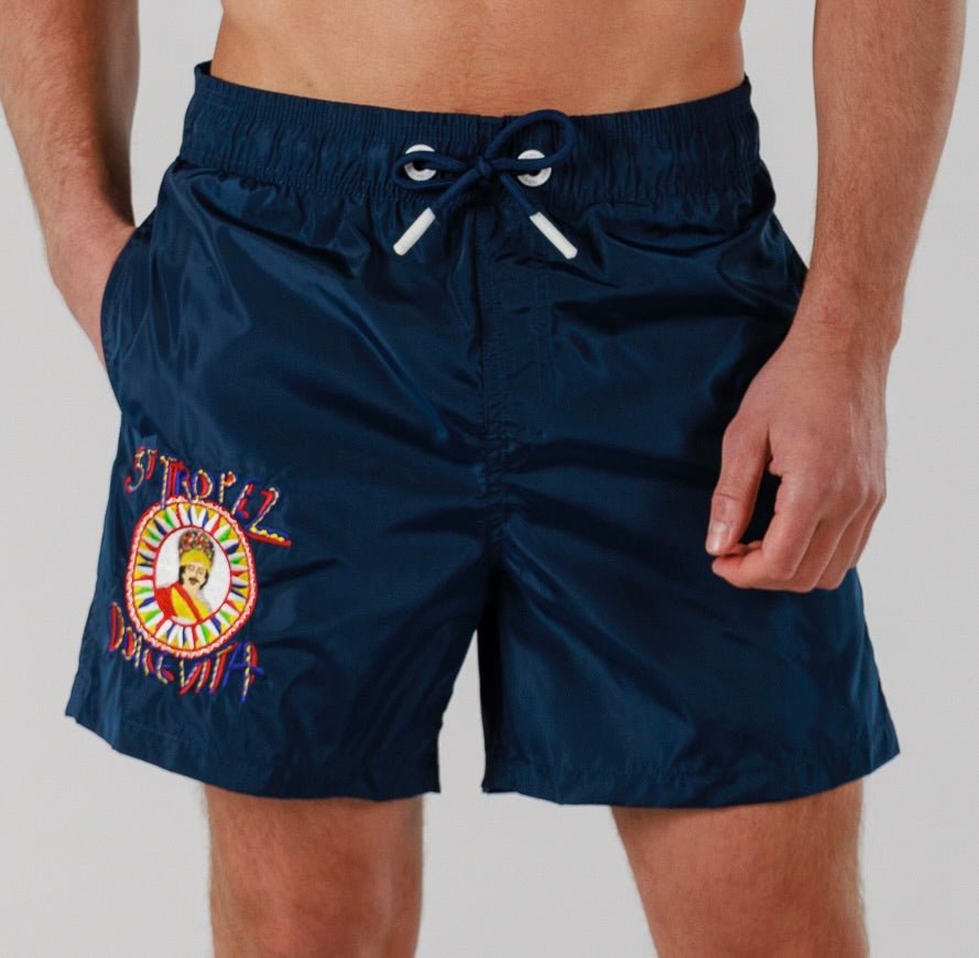 DOLCE VITA MONO | Mens Swimwear NAVY BLUE - BAIN DE MER USA I Luxury Swimwear & Casual wear