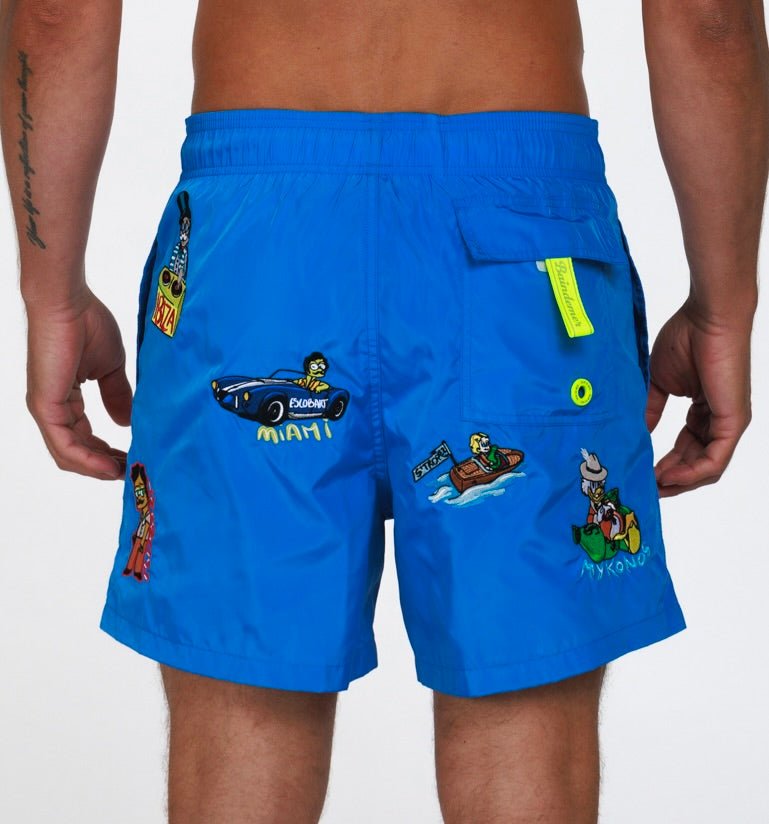 DOLCE VITA MONO | Mens Swimwear ROYAL BLUE - BAIN DE MER USA I Luxury Swimwear & Casual wear