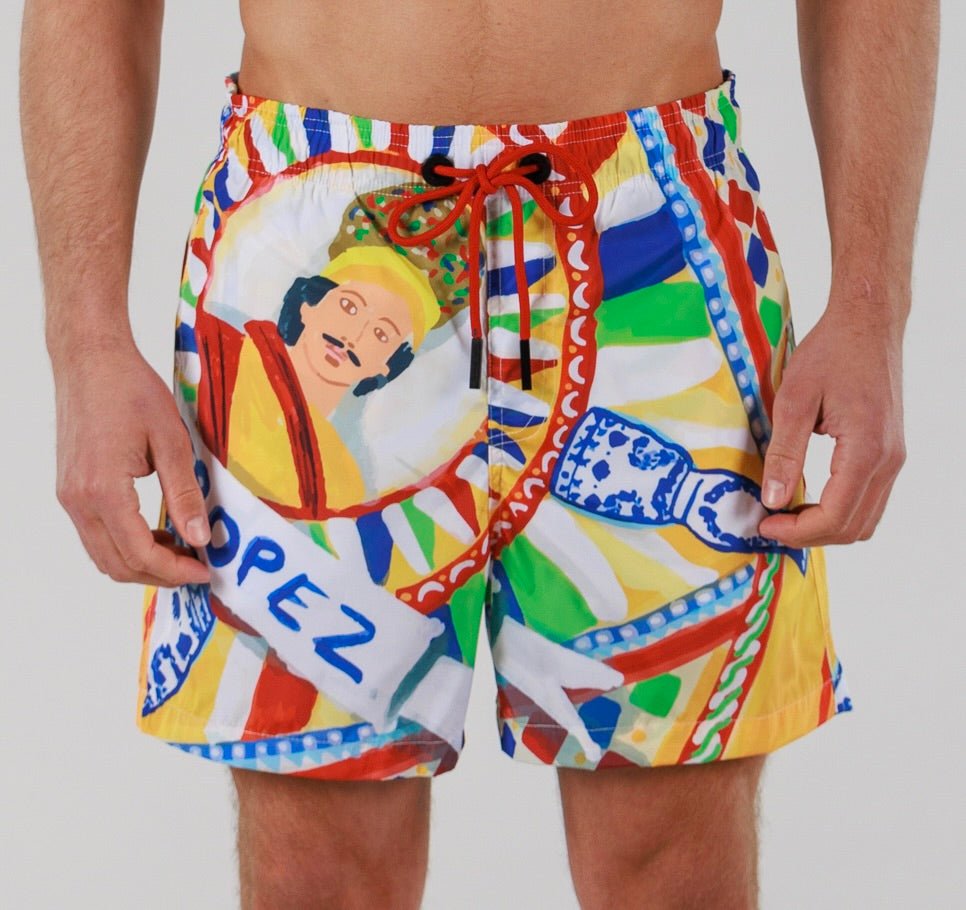 DOLCE VITA PRINT | Mens Swimwear ALLOVER PRINT - BAIN DE MER USA I Luxury Swimwear & Casual wear