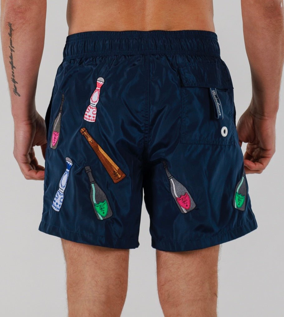 GENTLEMENʼS CLUB | Mens Swimwear NAVY BLUE - BAIN DE MER USA I Luxury Swimwear & Casual wear