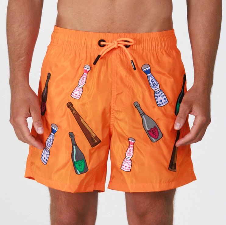 GENTLEMENʼS CLUB | Mens Swimwear ORANGE - BAIN DE MER USA I Luxury Swimwear & Casual wear