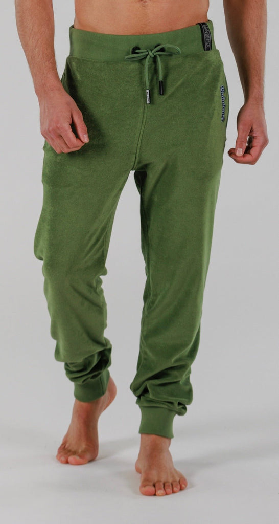 LINEN PANTS | MILITARY GREEN - BAIN DE MER USA I Luxury Swimwear & Casual wear