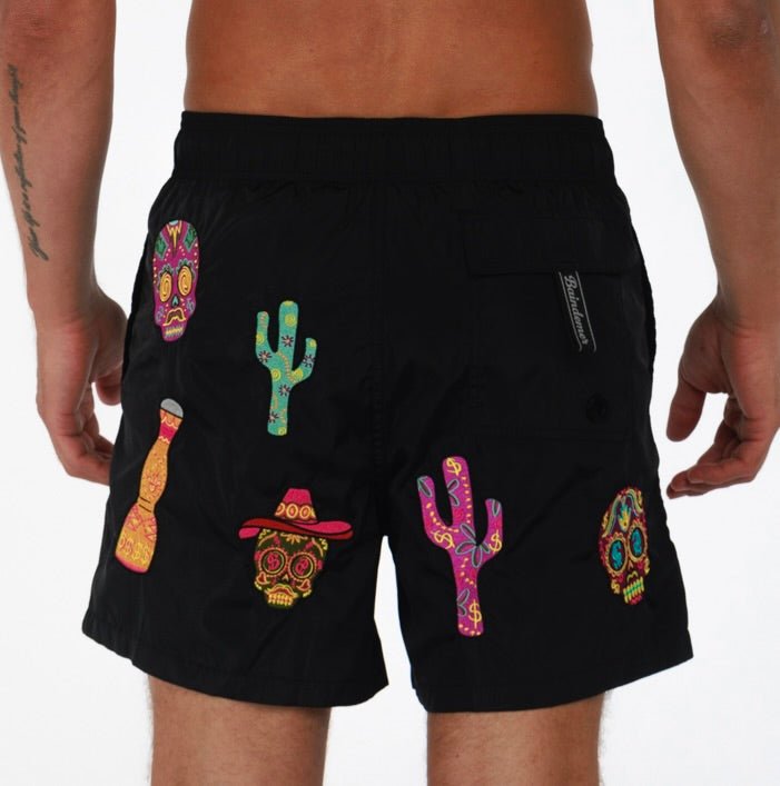 MEXICAN AO | Mens Swimwear BLACK - BAIN DE MER USA I Luxury Swimwear & Casual wear