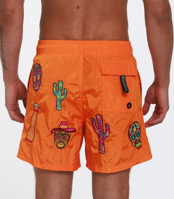 MEXICAN AO | Mens Swimwear ORANGE - BAIN DE MER USA I Luxury Swimwear & Casual wear