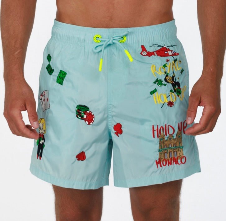 MONACO AO | Mens Swimwear SKY BLUE - BAIN DE MER USA I Luxury Swimwear & Casual wear