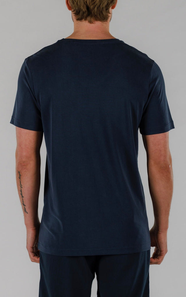 SCUBA T - SHIRT | NAVY - BAIN DE MER USA I Luxury Swimwear & Casual wear