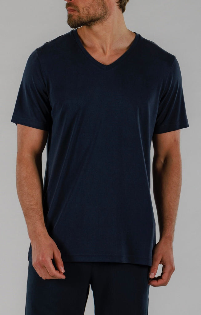 SCUBA T - SHIRT | NAVY - BAIN DE MER USA I Luxury Swimwear & Casual wear
