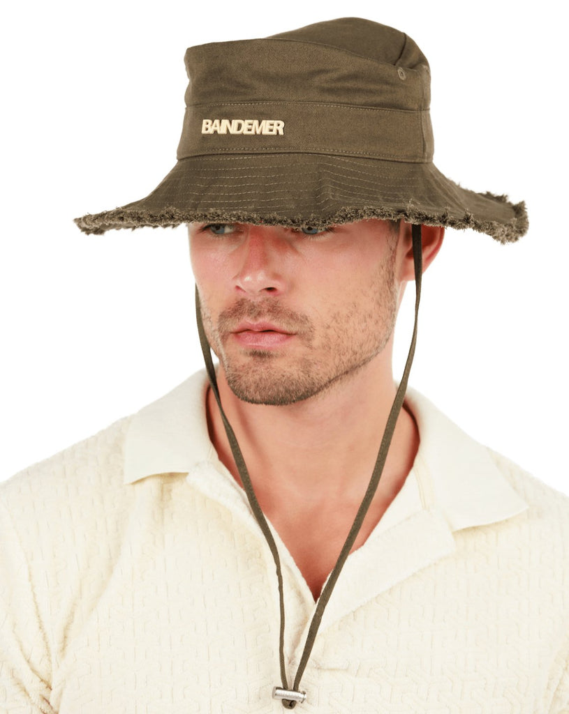 BDM BOB MILITARY GREEN - BAIN DE MER USA I Luxury Swimwear & Casual wear