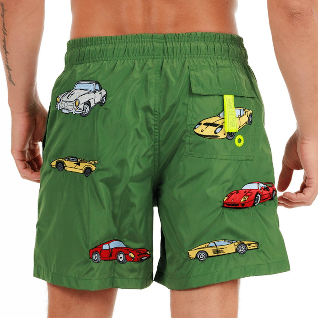 SALIN MILITARY GREEN | Mens Swimwear CLASSIC CUP - BAIN DE MER USA I Luxury swimwear & casual wear
