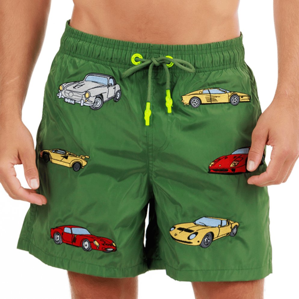 SALIN MILITARY GREEN | Mens Swimwear CLASSIC CUP - BAIN DE MER USA I Luxury swimwear & casual wear
