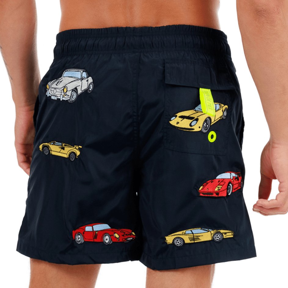SALIN NAVY BLUE | Mens Swimwear CLASSIC CUP - BAIN DE MER USA I Luxury Swimwear & Casual wear