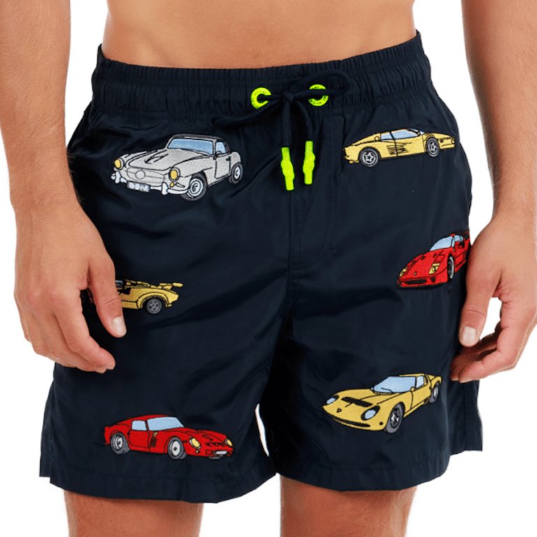 SALIN NAVY BLUE | Mens Swimwear CLASSIC CUP - BAIN DE MER USA I Luxury Swimwear & Casual wear