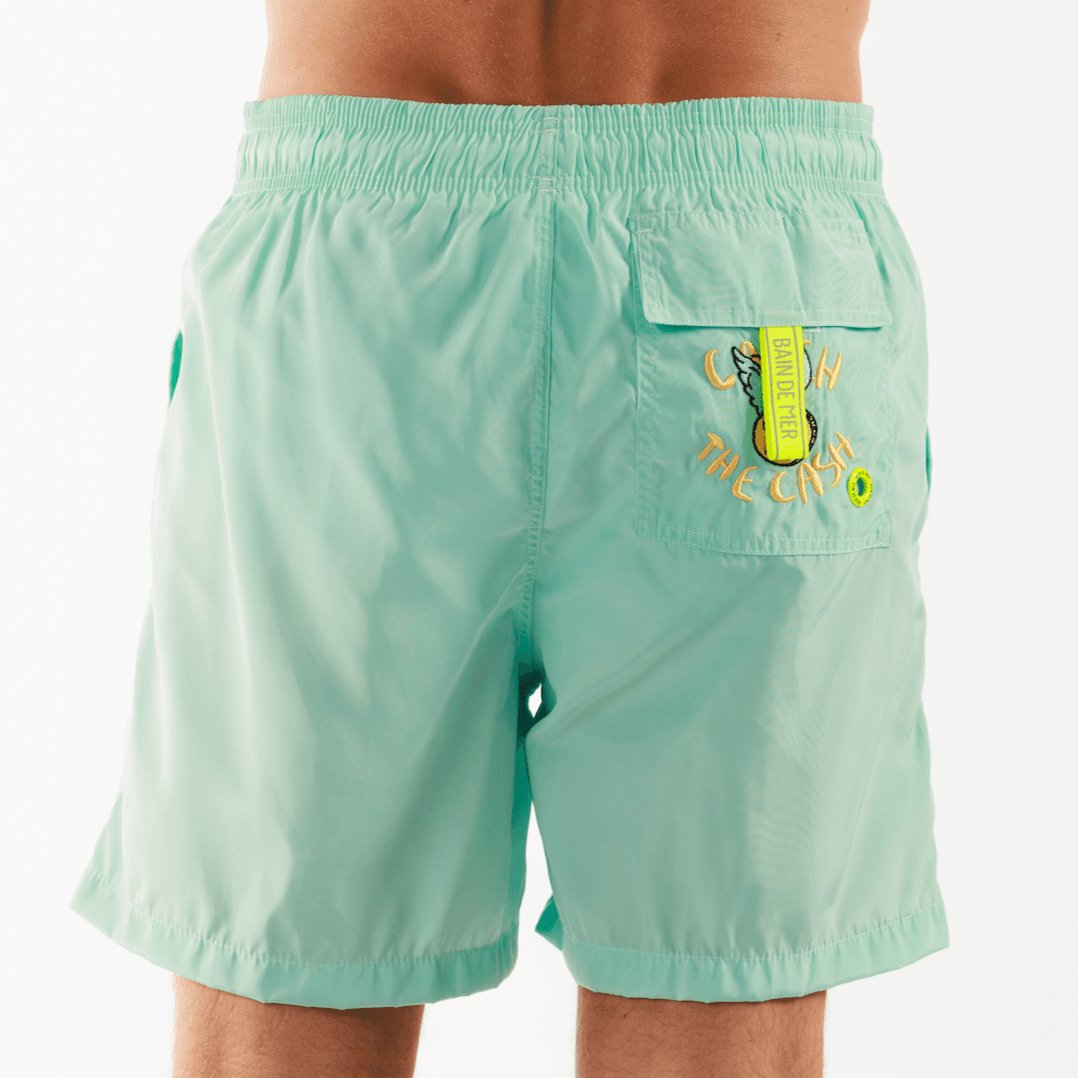 Luxury Men's Swimwear Salin Tiffany Blue – BAIN DE MER USA I