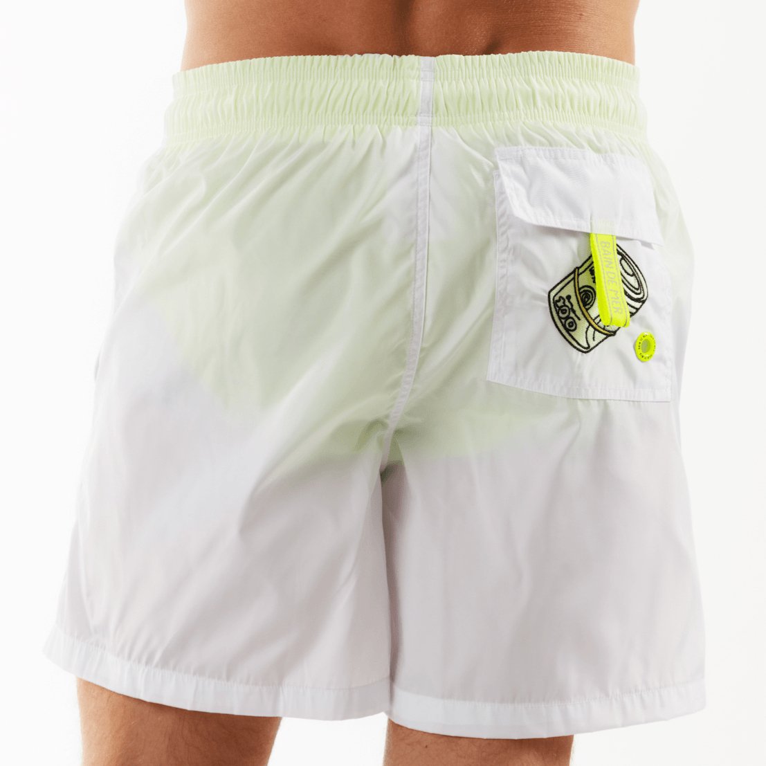 Luxury Swimwear: Salin White Men's Swim Shorts – BAIN DE MER USA I